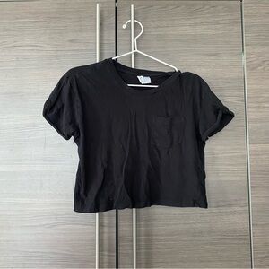 H&M Black Crop Top